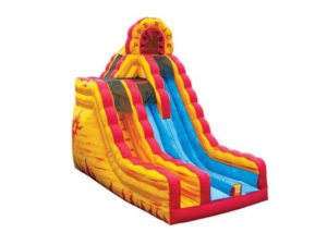 20' Fire 'N Ice 2 Story Dry Slide