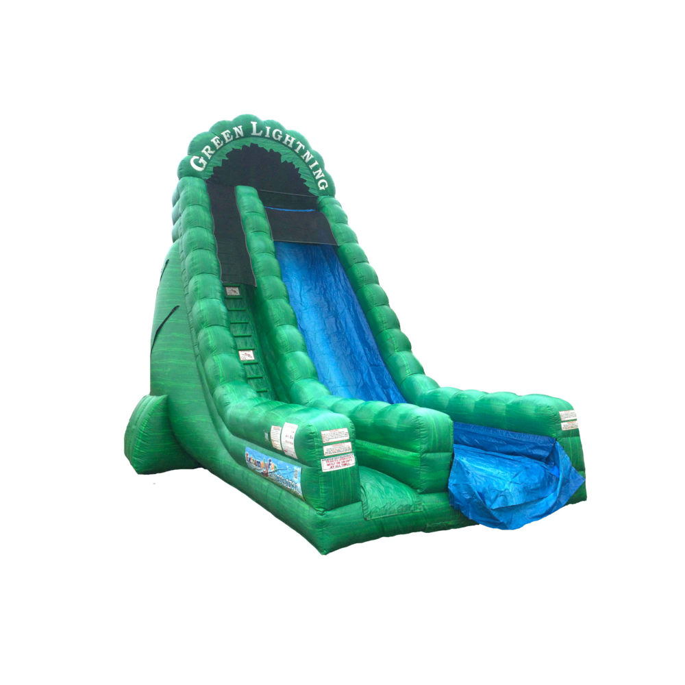 27' Green Lightning Dry Slide