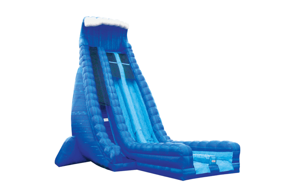 35' Blue Crush 2 Lane Dry Slide