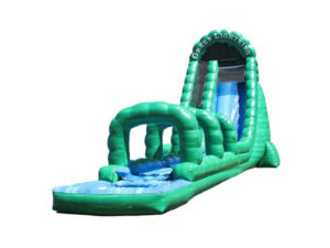 27' Green Lightning Slip & Slide