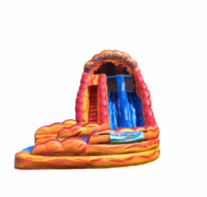 20’ Wild Rapids Fire Dual Lane Water Slide